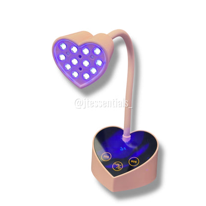 Heart Rechargeable Nail UV Lamp with Sensor – LED Gel Curing Lamp for Nail Extensions 30W - JTessentials