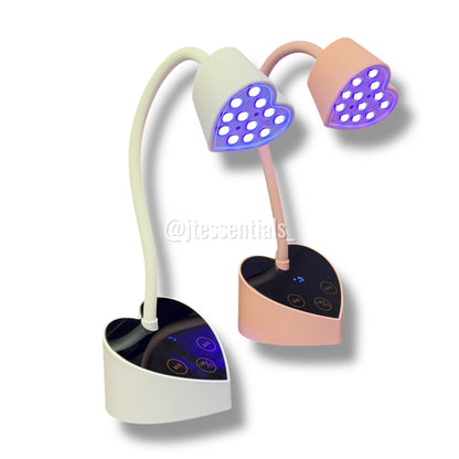 Heart Rechargeable Nail UV Lamp with Sensor – LED Gel Curing Lamp for Nail Extensions 30W - JTessentials