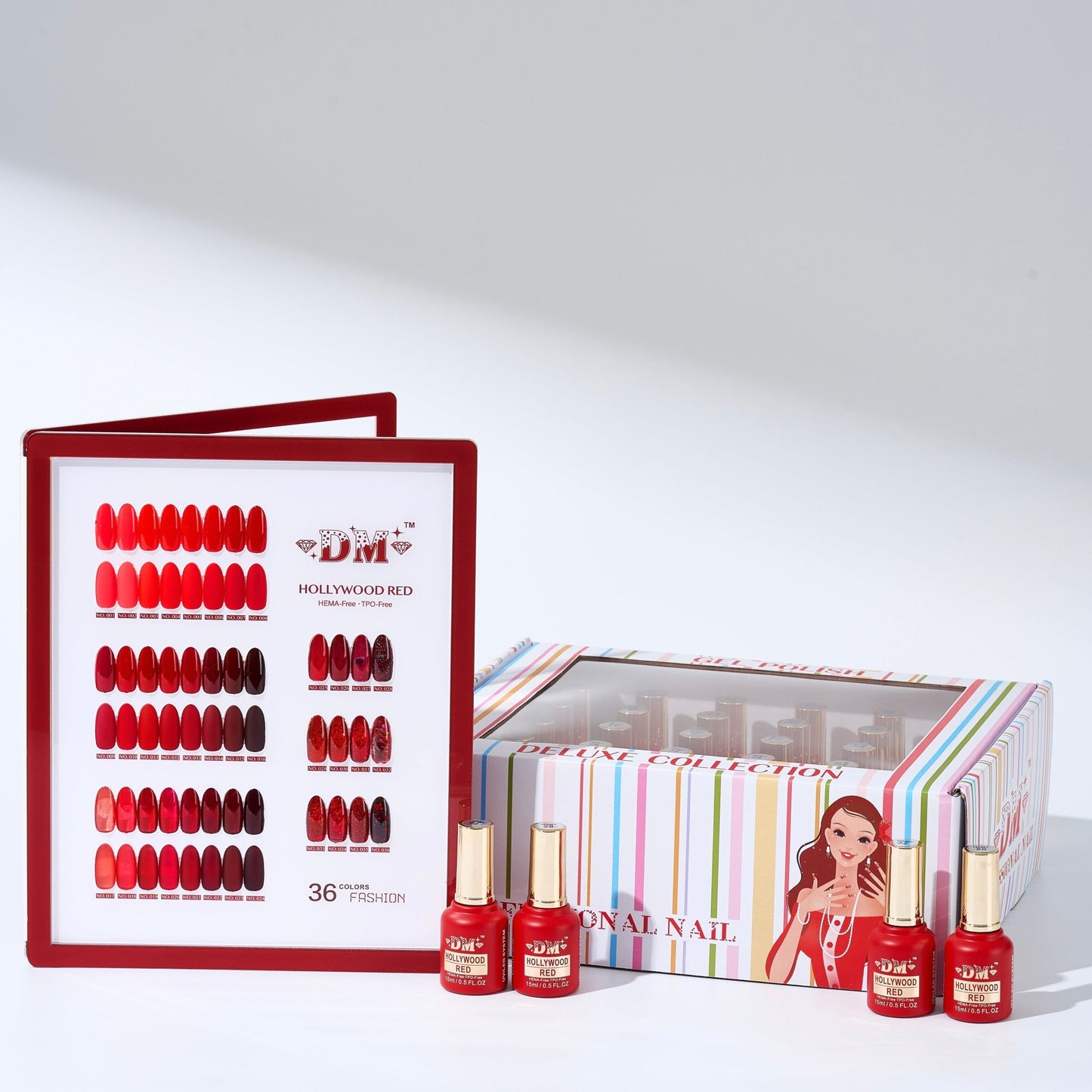 Hollywood Red Gel Polish Collection – 36 Red Shades - JTessentials