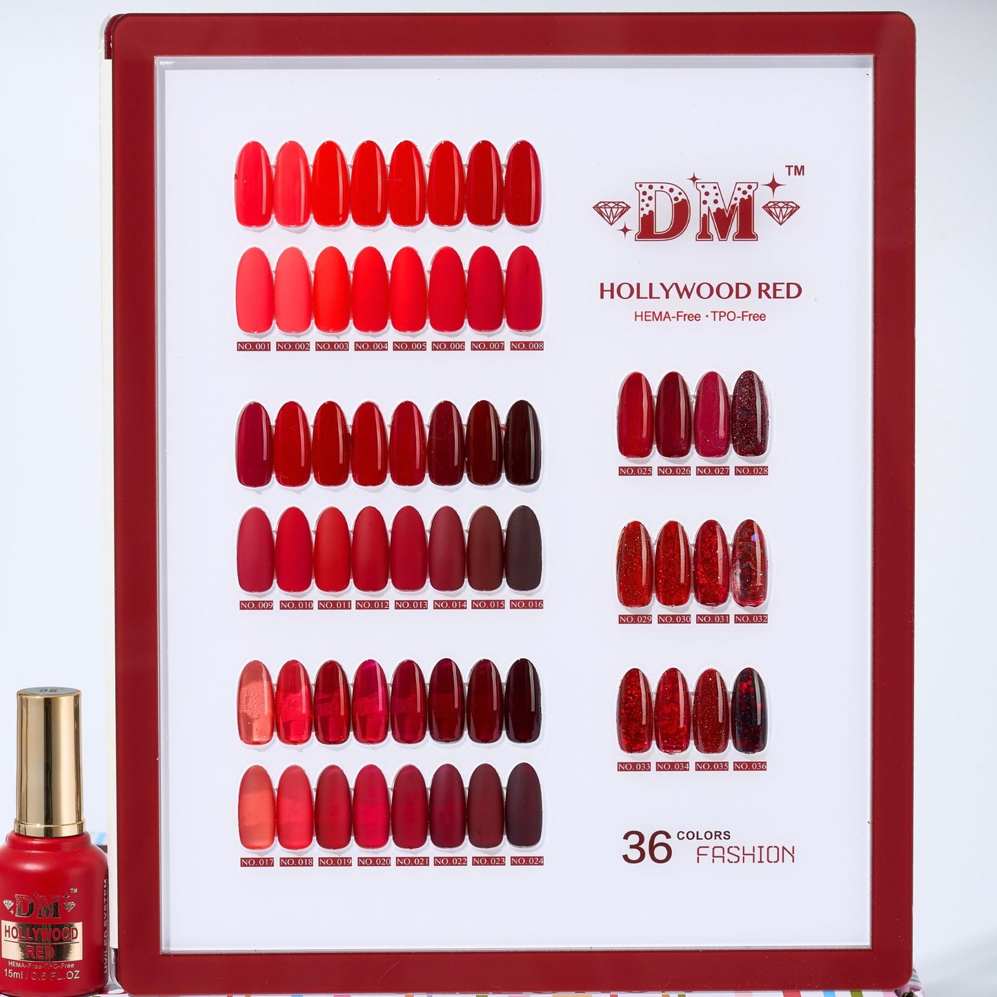 Hollywood Red Gel Polish Collection – 36 Red Shades - JTessentials