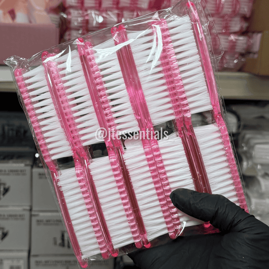 Hotpink - 12 PCs dust brush for nails - JTessentials