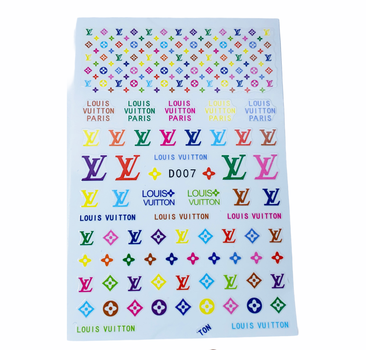 Colorful LV  Sticker D-007