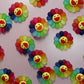 Happy flower charms 4 pcs