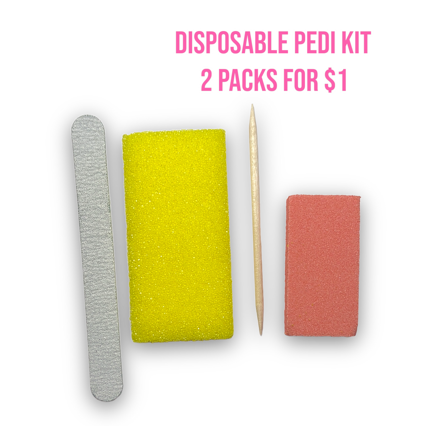 Disposable Pedicure Kits (2 Packs)