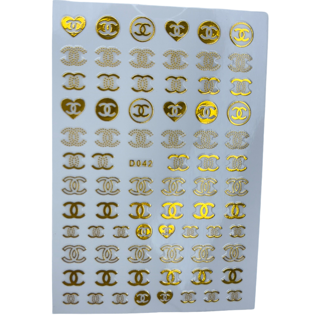 CC gold sticker D042