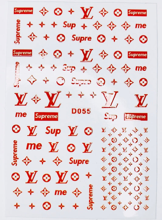 LV RED STICKER