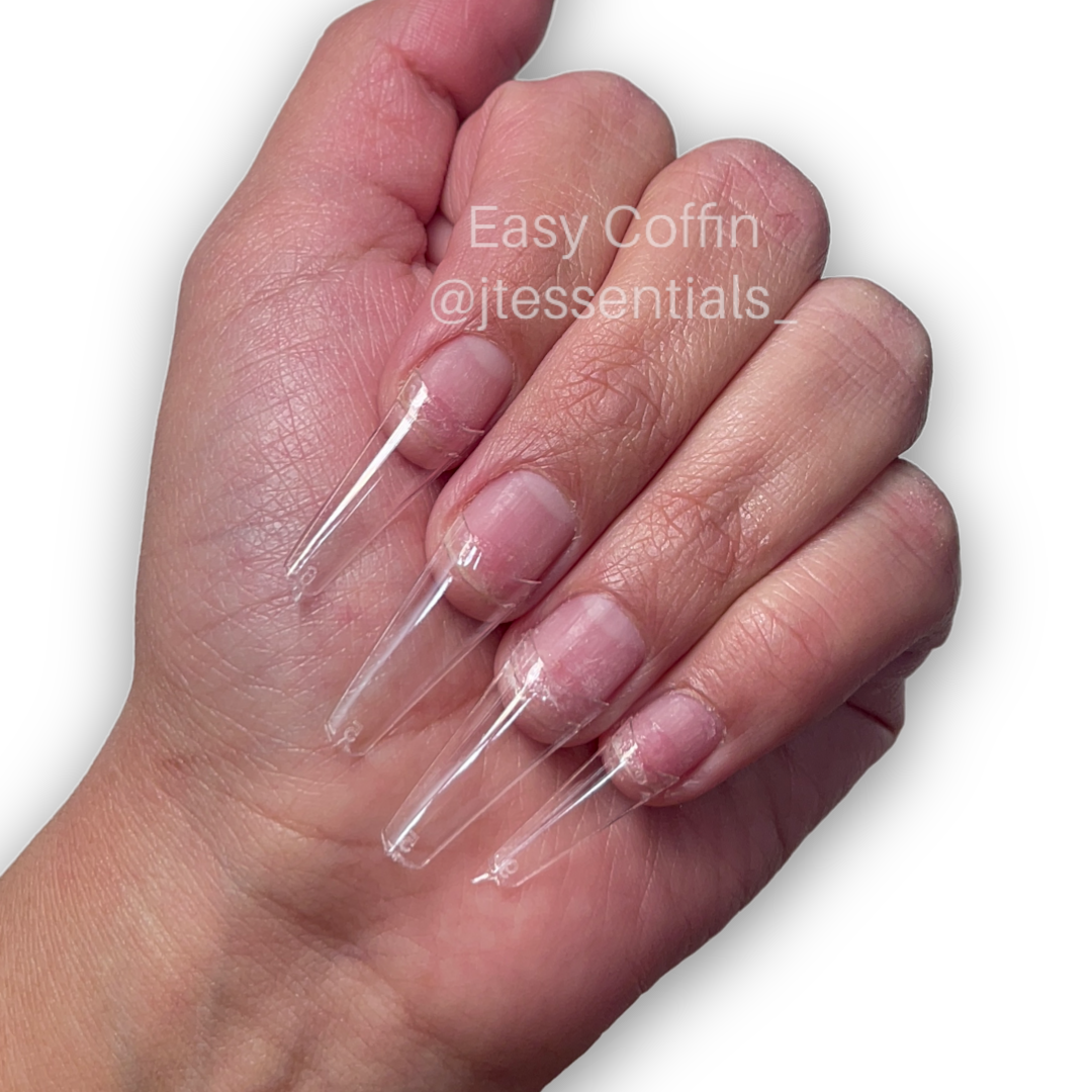 -Easy shape Coffin Tip 500 pcs