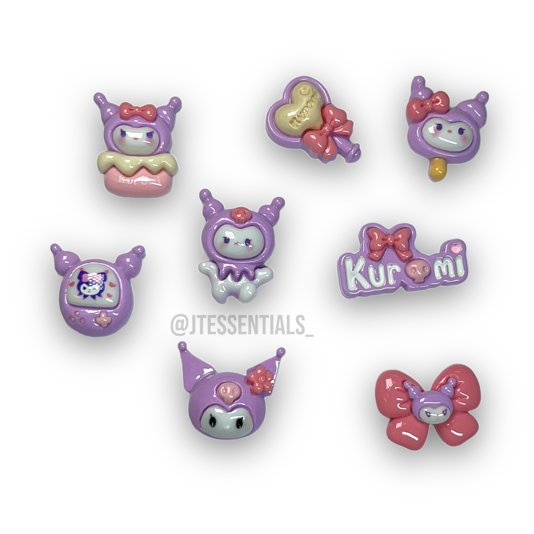 Kuromi Jumbo Charms•Purple