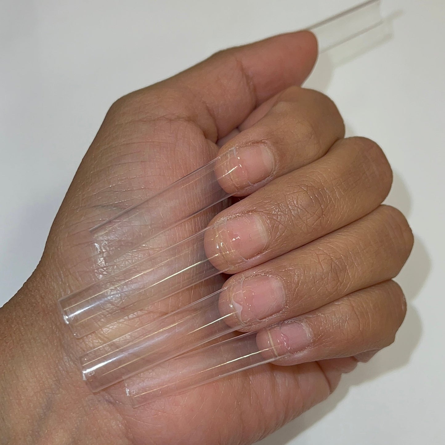 -XXL STRAIGHT NO C CURVE NAIL TIPS