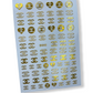 CC gold sticker D042