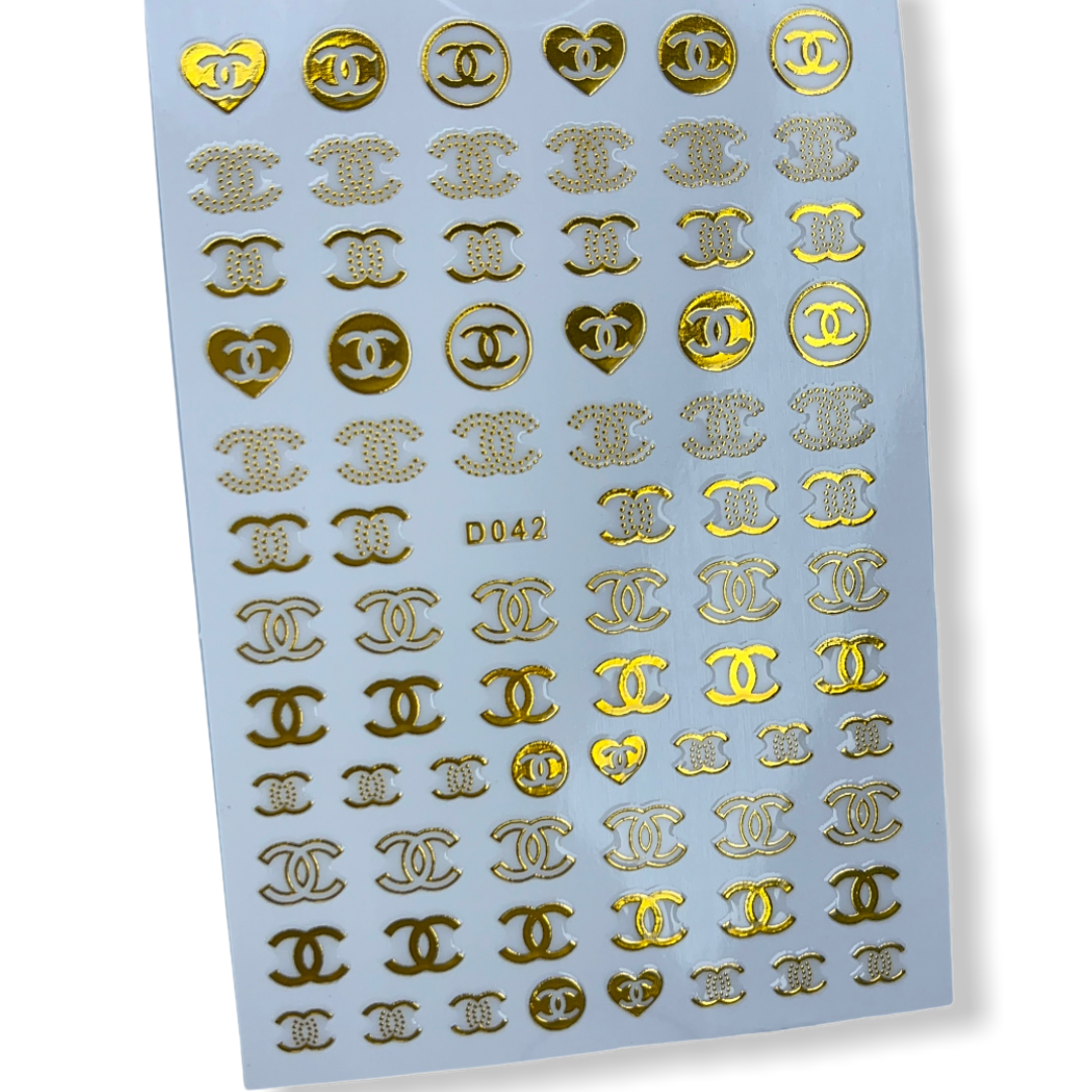 CC gold sticker D042