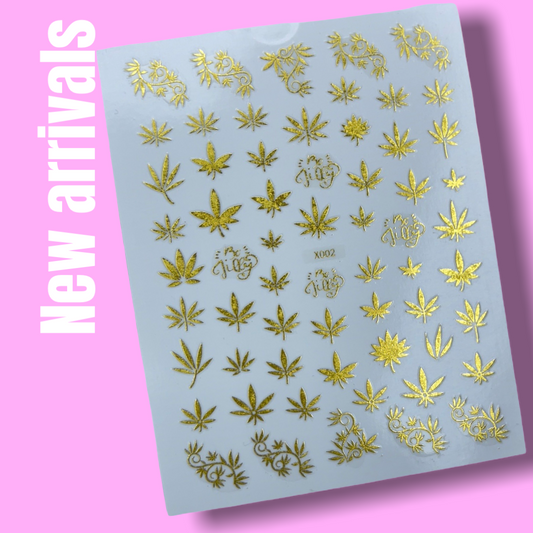 GOLD 420 plant sticker