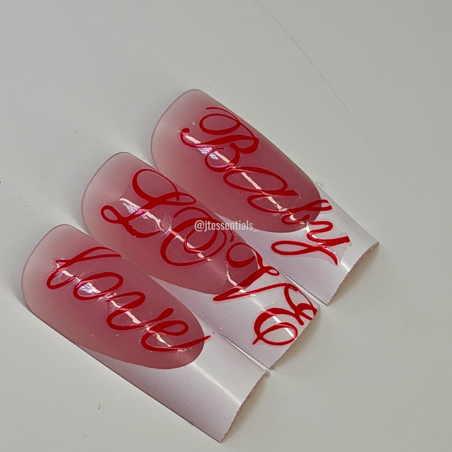 Initial Script Letter Nail Stickers | SWA177 - JTessentials