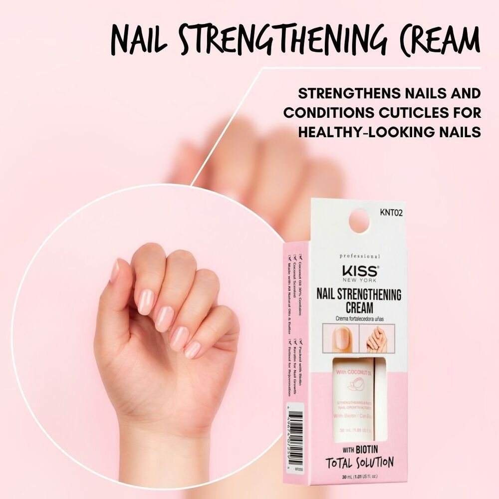 Intensive Nail Repair & Treatment KISS Professional Nail Strengthening Cream – - JTessentials