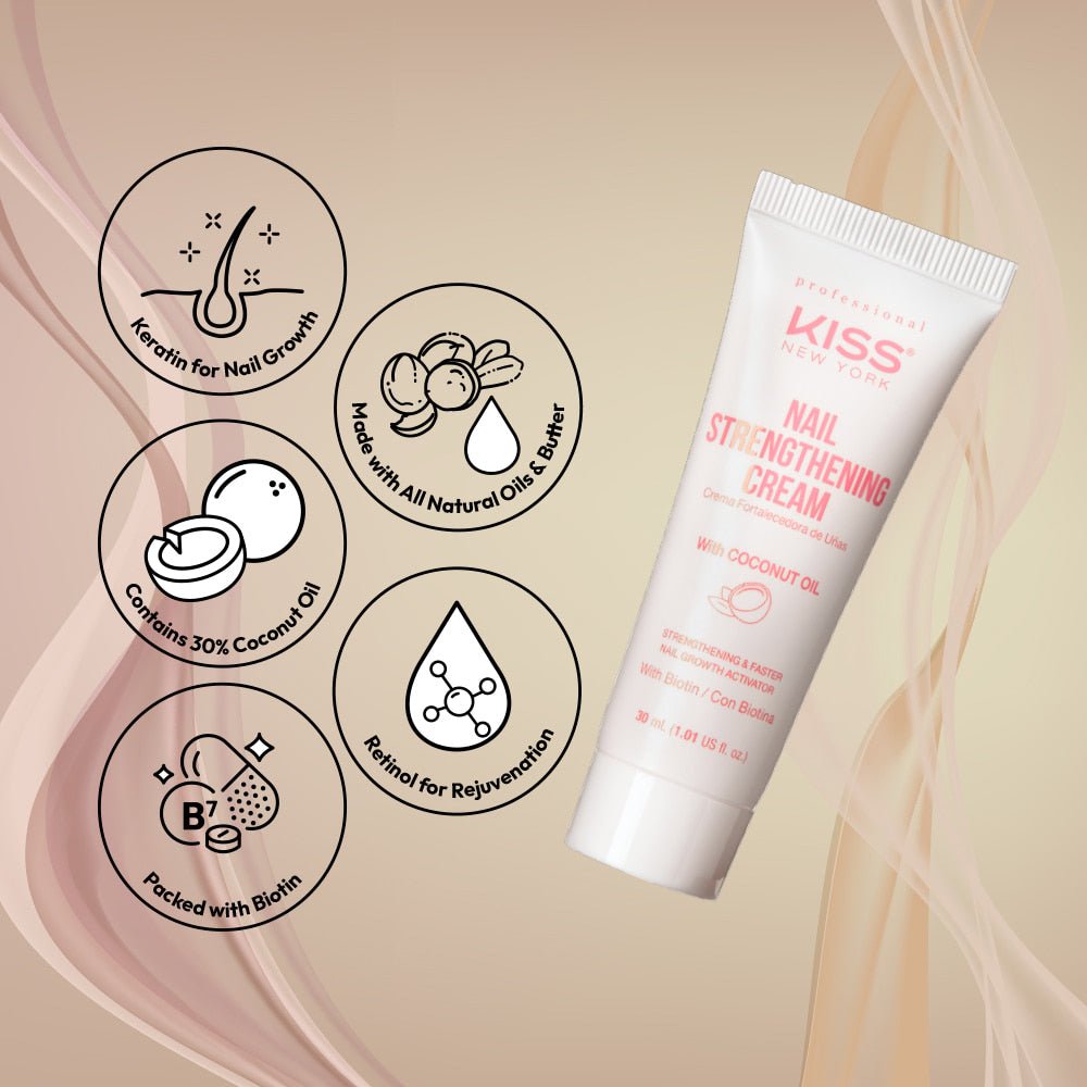 Intensive Nail Repair & Treatment KISS Professional Nail Strengthening Cream – - JTessentials