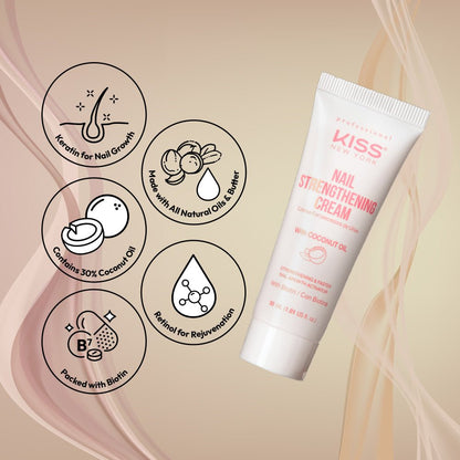 Intensive Nail Repair & Treatment KISS Professional Nail Strengthening Cream – - JTessentials