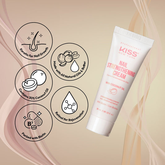 Intensive Nail Repair & Treatment KISS Professional Nail Strengthening Cream – - JTessentials