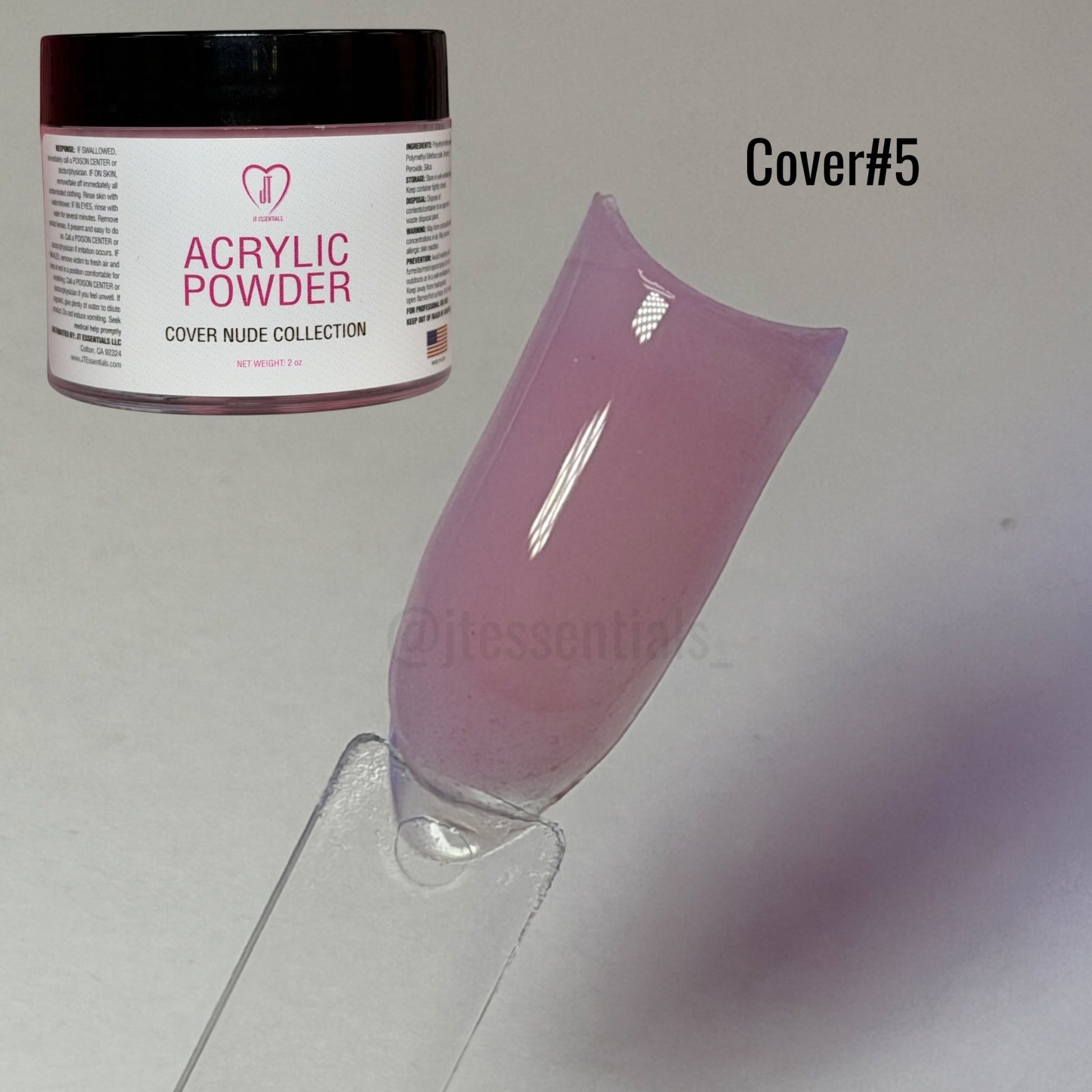 JT Essentials Cover 5 (2oz Acrylic Powder) - JTessentials