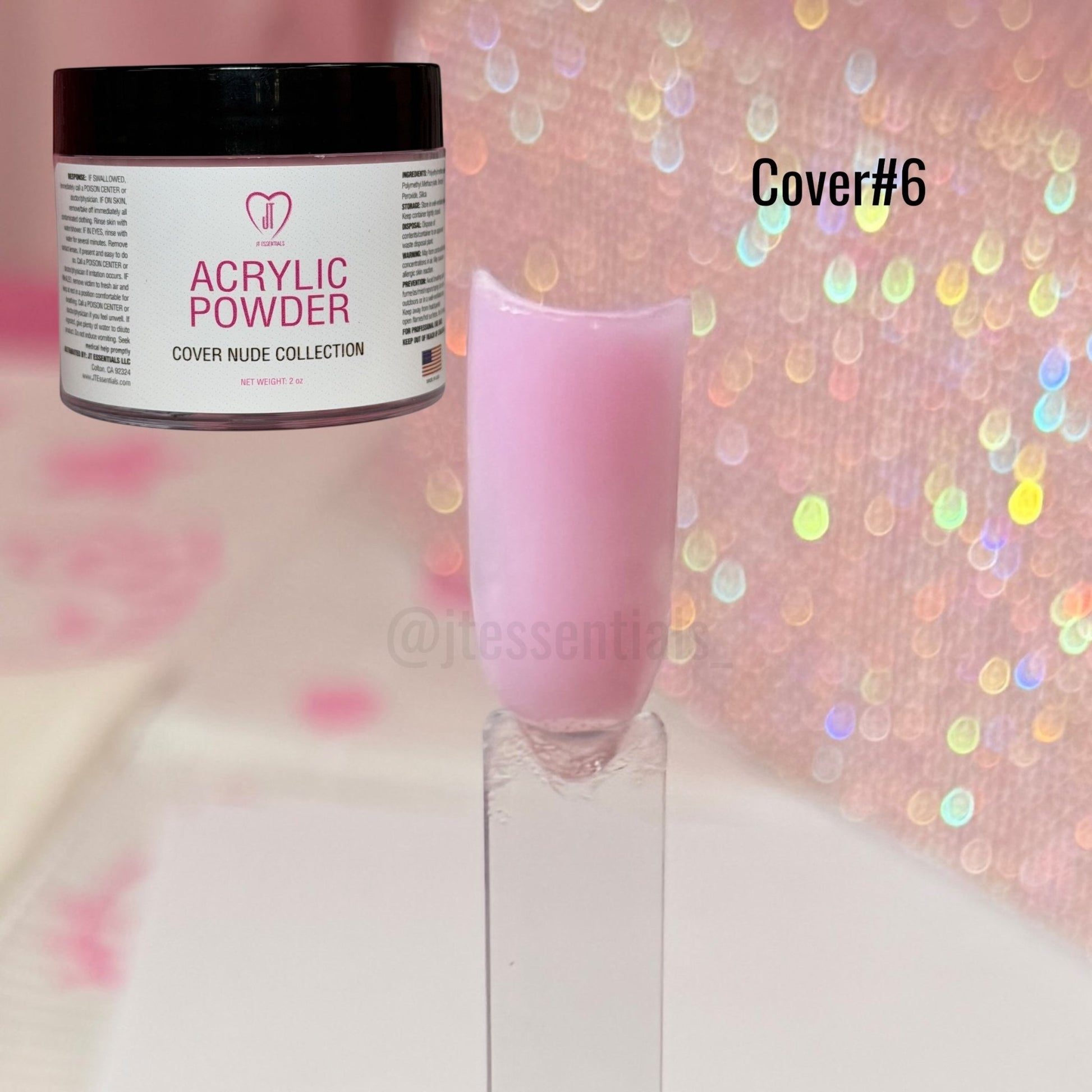 JT Essentials Cover 6 (2oz Acrylic Powder) - JTessentials