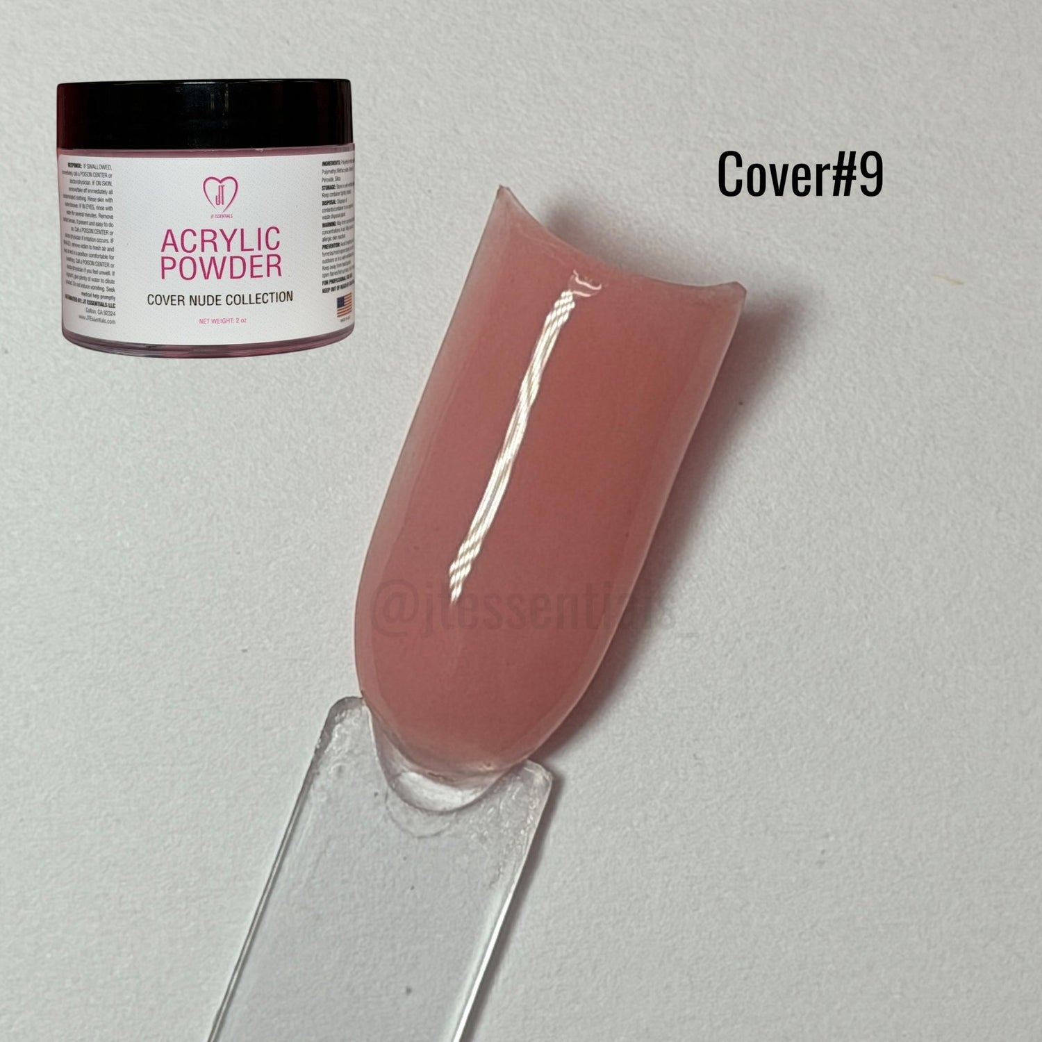 JT Essentials Cover 9 (2oz Acrylic Powder) - JTessentials