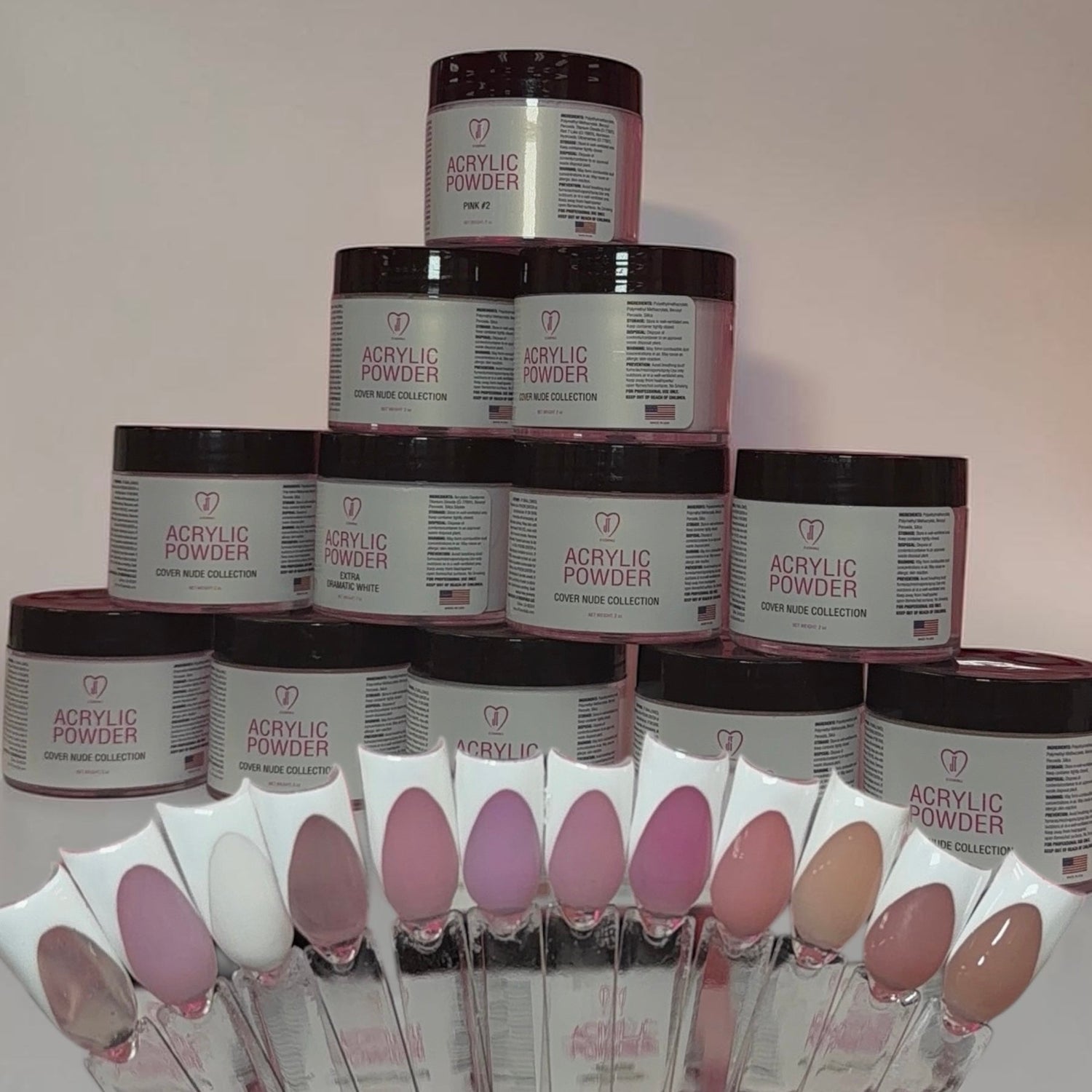 JT Essentials Cover Acrylic System (1–12 Full Collection) - JTessentials
