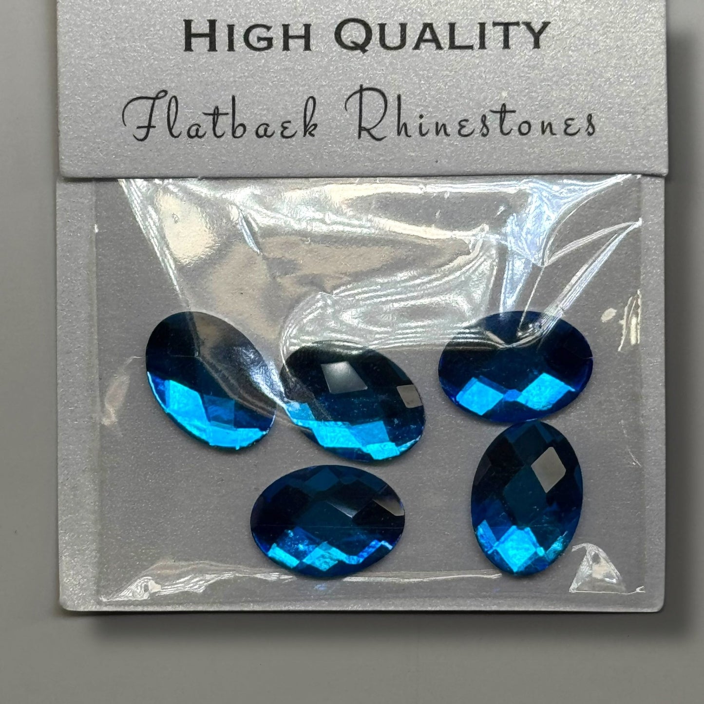 Jumbo Oval Flatback Crystal Rhinestones – 5 pcs for Nail Art & Decoration - JTessentials
