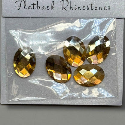 Jumbo Oval Flatback Crystal Rhinestones – 5 pcs for Nail Art & Decoration - JTessentials