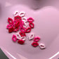 Kiss Lips Nail Charms – Small 3D Pink & Red Lip Embellishments - JTessentials