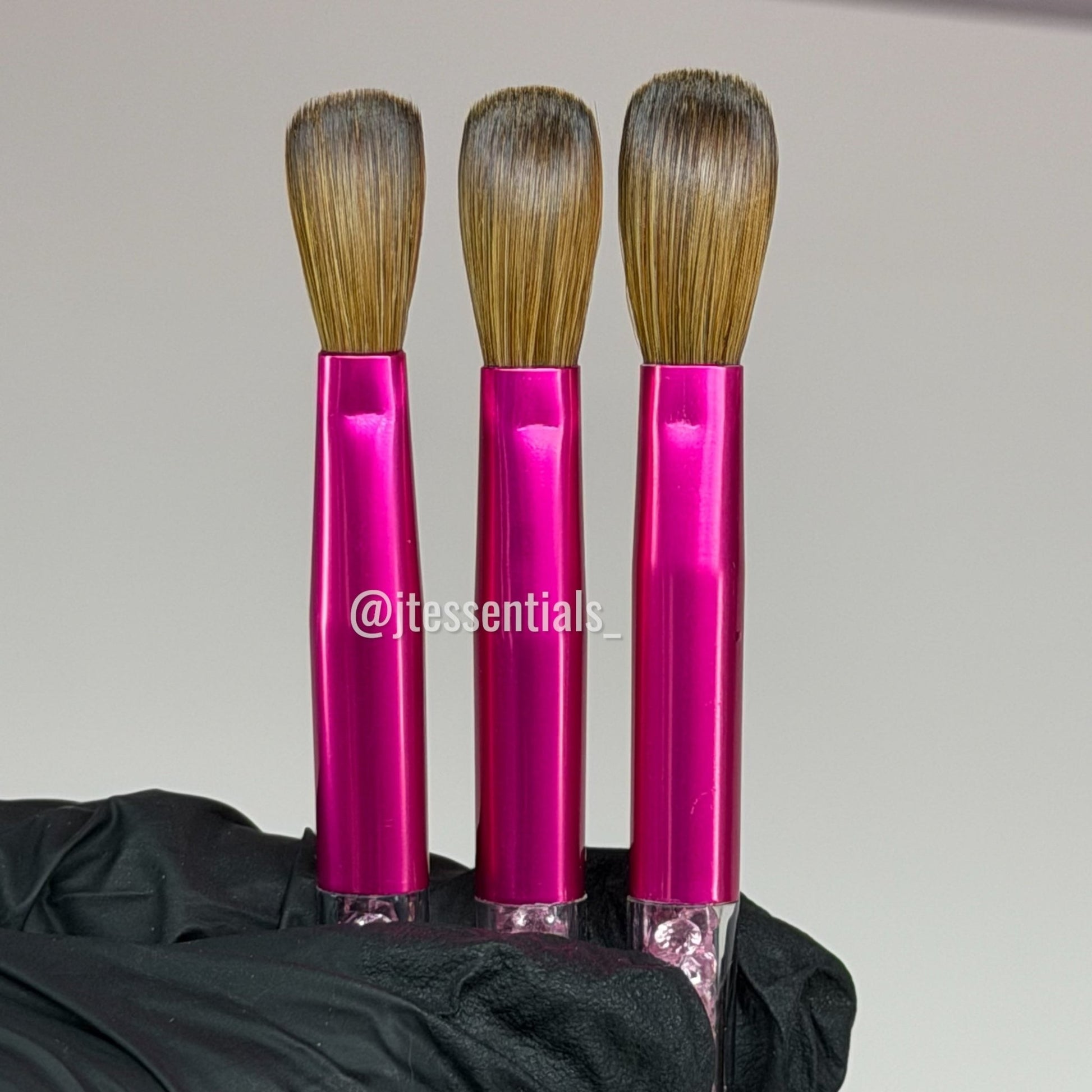 Kolinsky Hot Pink Acrylic Nail Brush - Perfect for Acrylic Applications - JTessentials