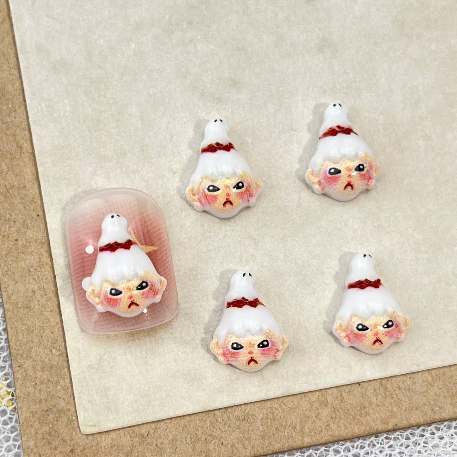 Labubu Nail Charms - Cute 3D Kawaii Character Mix for Nail Art Decoration - JTessentials