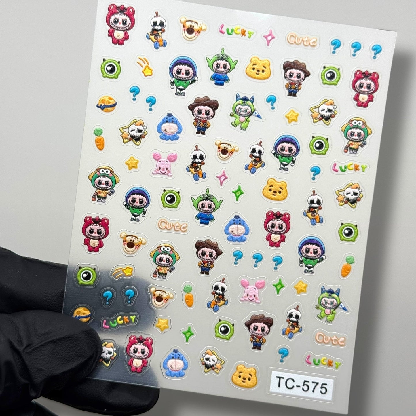 Labubu Nail Stickers TC - 575– Cute Cartoon Nail Decals - JTessentials