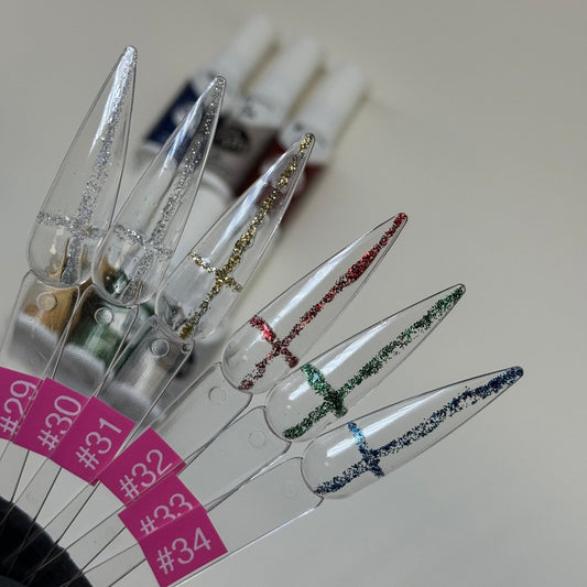 LeChat Gel Art Liner - Glitter Collection for Precise Nail Art Designs - JTessentials