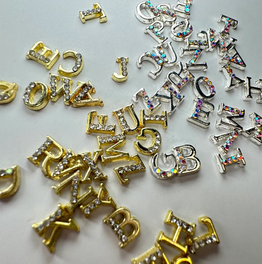 LETTER Nail Charms - High - Quality Alphabet Nail Decorations - JTessentials