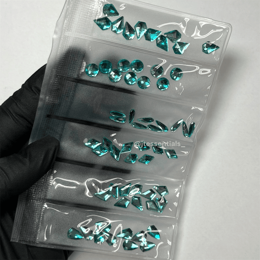 Light blue Rhinestone Shape - 6 grit pack - JTessentials