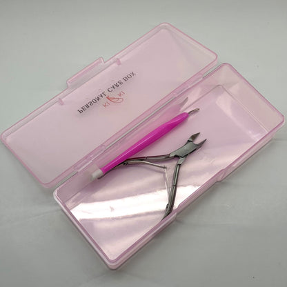 light pink Personal tool Box - for nail tools empty - JTessentials