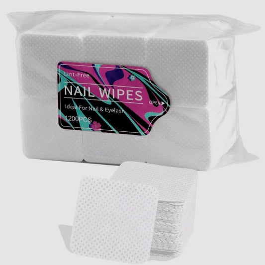 Lint-Free Nail Wipes 1200PCS – Pink - JTessentials