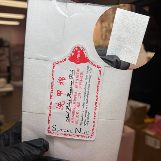 Lint - Free Nail Wipes – white| Nail Prep Wipes for Gel, Acrylic, Polish Removal | Salon - Quality - JTessentials