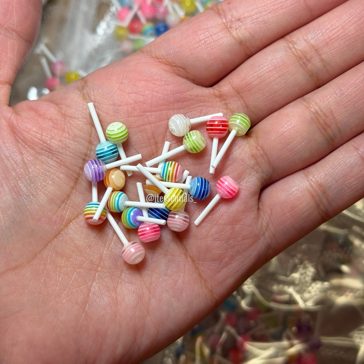 Lollipop Nail Charms | Colorful Candy - JTessentials