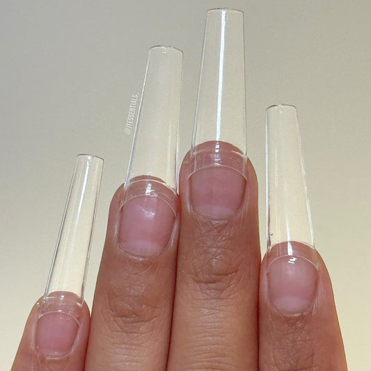 Long Straight Coffin - Nail Tips Box 500 pcs - JTessentials