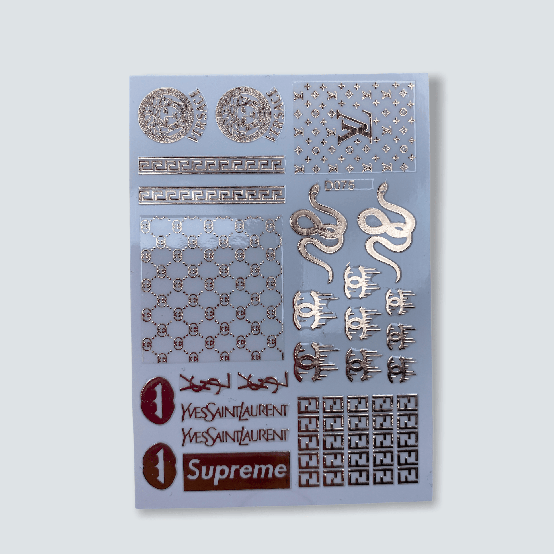 Luxurious Brands Lips & Snake Sticker D075 - 7 - JTessentials