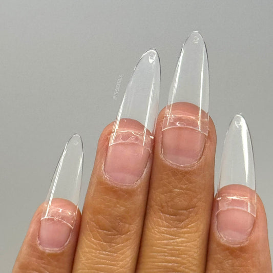 Medium Almond Tips Pre - shaped - BOX 504 pcs - JTessentials