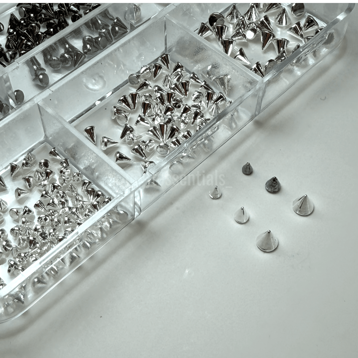 Metal Spike Nail Studs Wheel | Silver - JTessentials