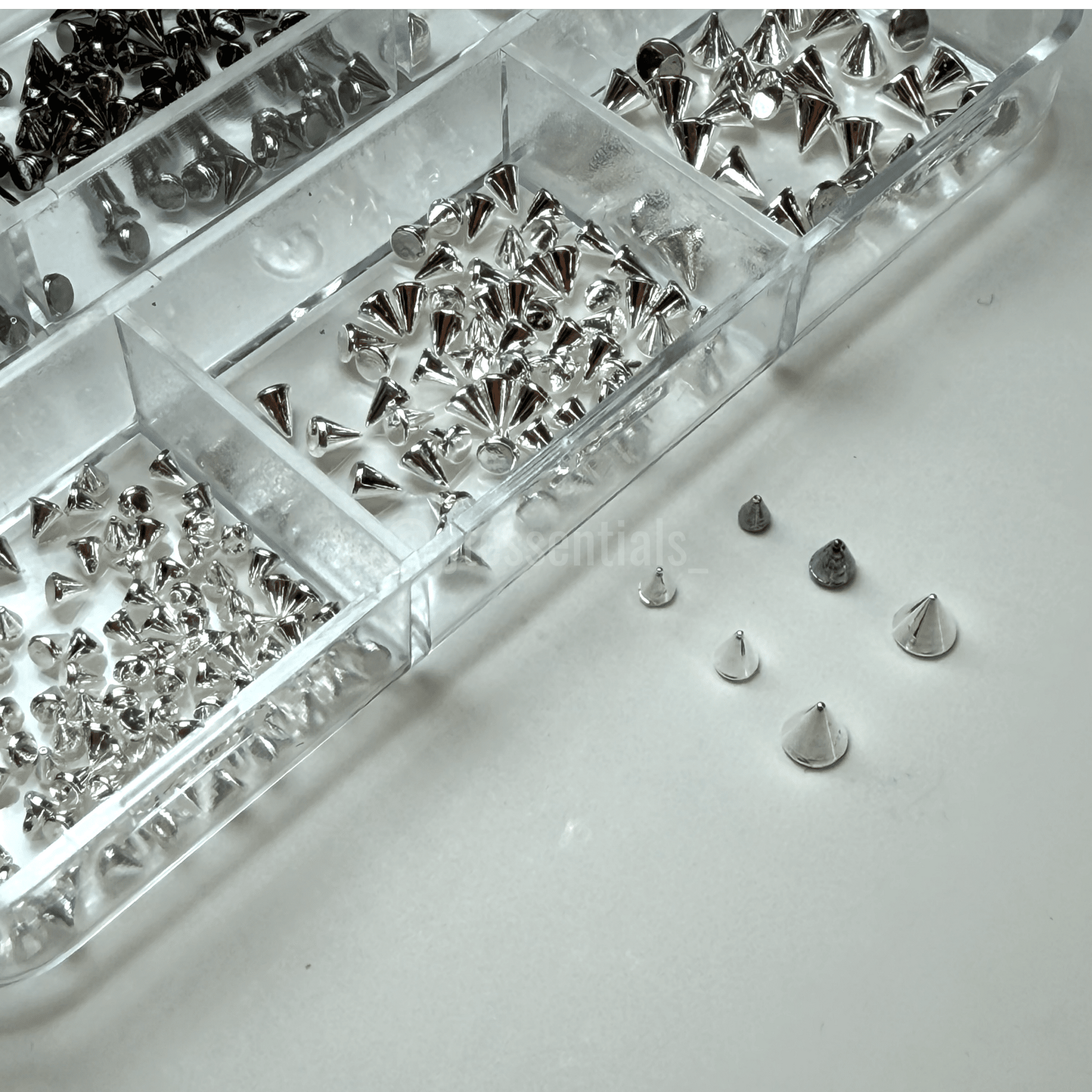 Metal Spike Nail Studs Wheel | Silver - JTessentials