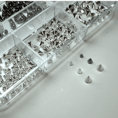 Metal Spike Nail Studs Wheel | Silver - JTessentials