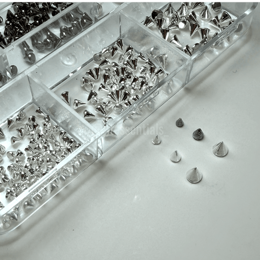 Metal Spike Nail Studs Wheel | Silver - JTessentials
