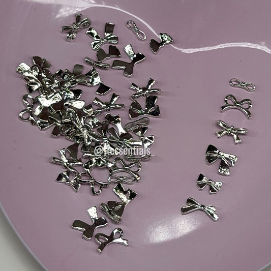 Metallic Bow Nail Charms – 50pc Mixed Set - JTessentials