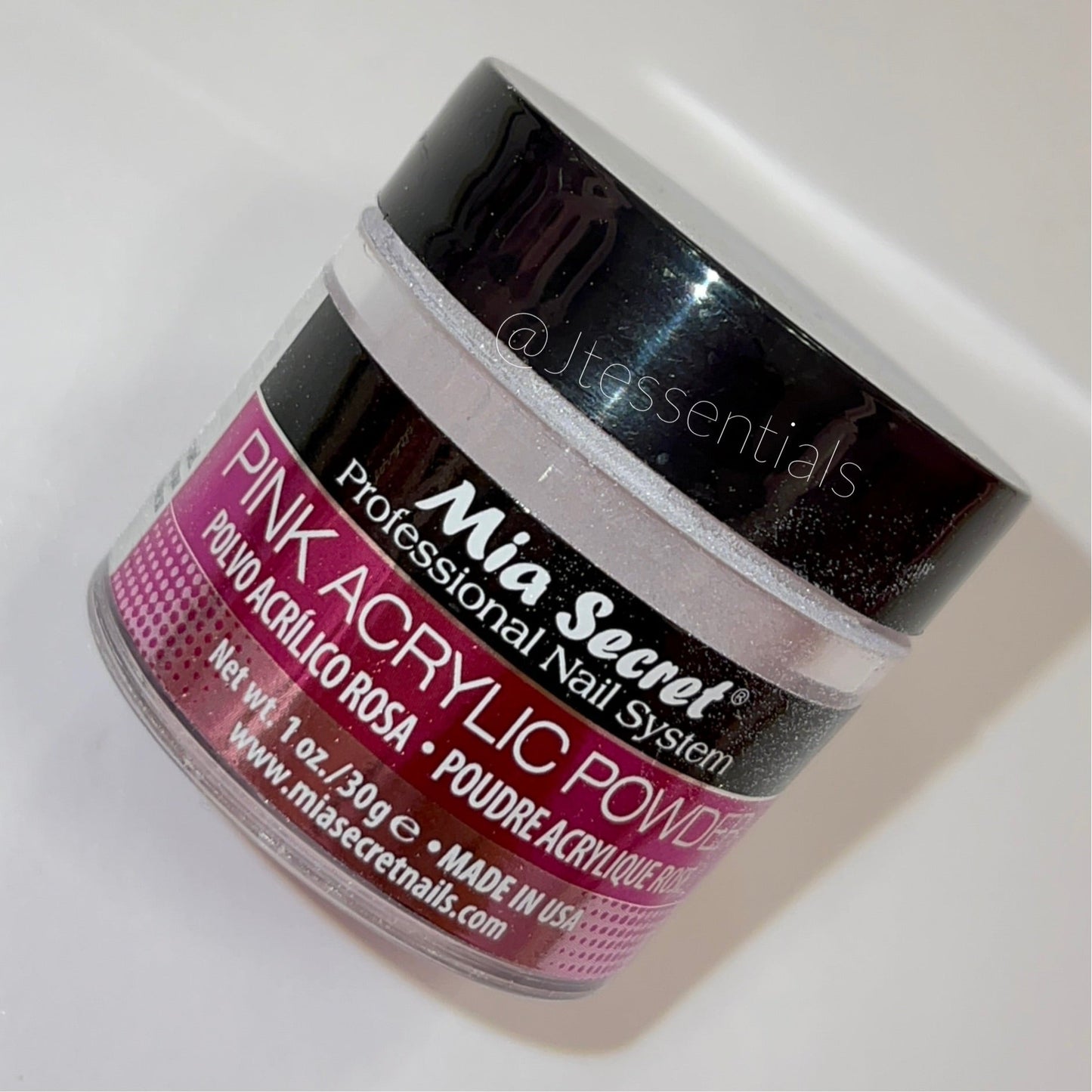 Mia Secret Pink Acrylic Powder – Smooth Application, Long - Lasting Finish for Salon - Quality Nails - JTessentials