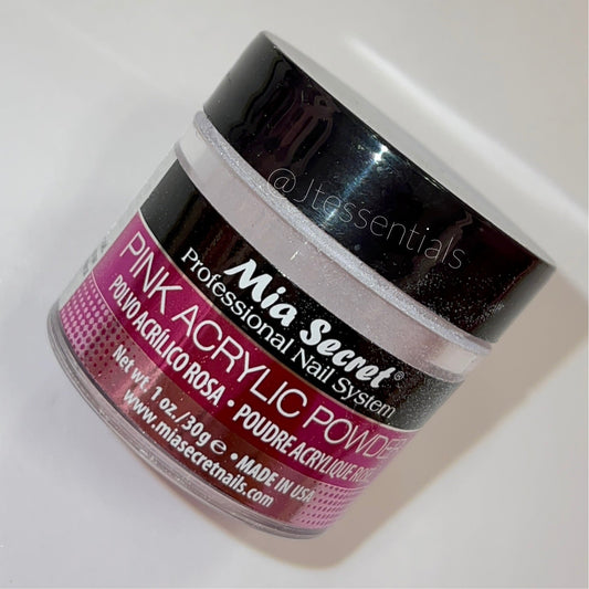 Mia Secret Pink Acrylic Powder – Smooth Application, Long - Lasting Finish for Salon - Quality Nails - JTessentials