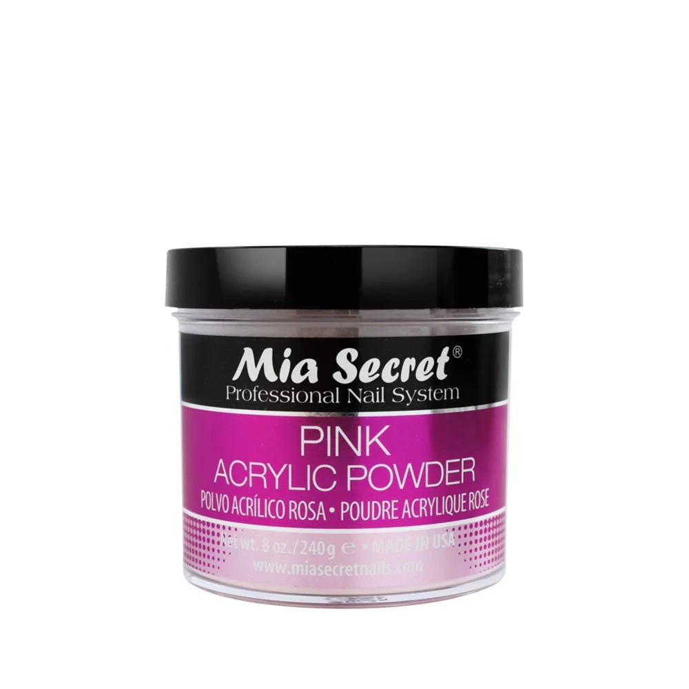 Mia Secret Pink Acrylic Powder – Smooth Application, Long - Lasting Finish for Salon - Quality Nails - JTessentials