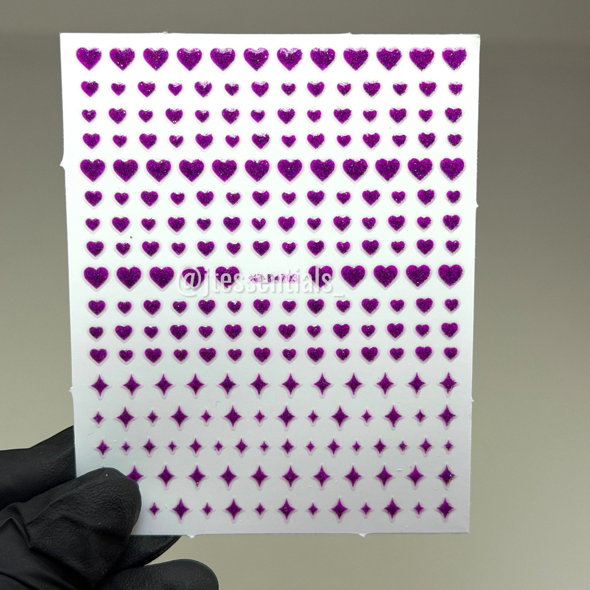 Mini Heart & Star Nail Stickers | 703 - JTessentials